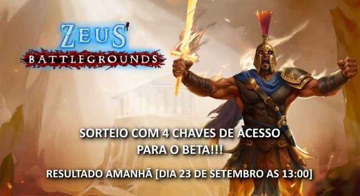 [Acabou] Sorteio de 4 Beta Keys de Zeus Battlegrounds para PC!