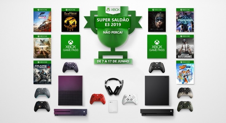 A Xbox Sale E3 2019 na Xbox Live acontece de 7 a 17 de Junho!