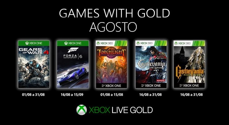 [Games with Gold] Agosto de 2019