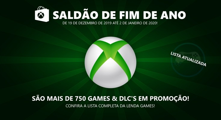 (Xbox Live) Countdown Sale 2019: Lista completa de ofertas do Xbox One!