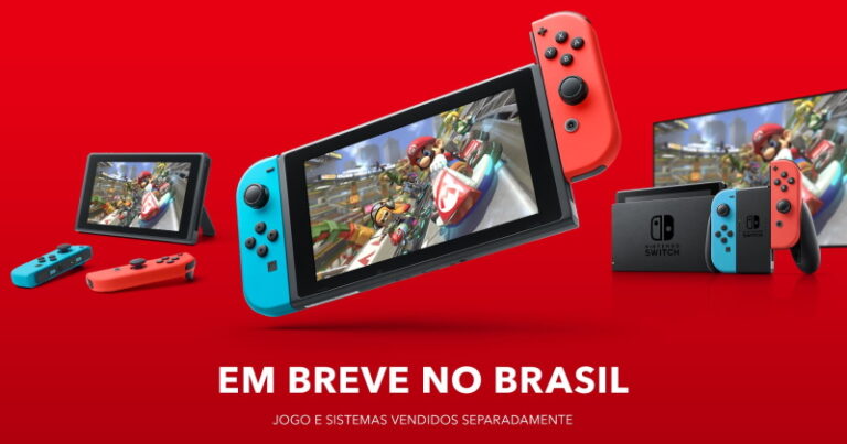 Nintendo Switch vai ser lançado oficialmente no Brasil! Nintendo Switch vai ser lançado oficialmente no Brasil!