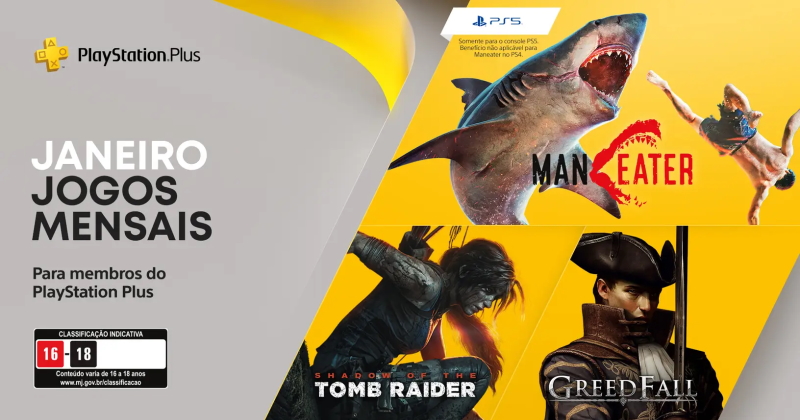 Jogos Gratuitos PS Plus de Maio