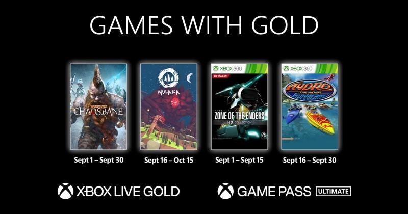 (GwG) Games with Gold: Jogos Grátis - Setembro de 2021 na Xbox Live!