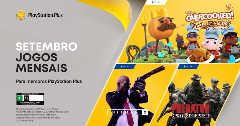 (PS Plus) PlayStation Plus: Jogos grátis em setembro de 2021!