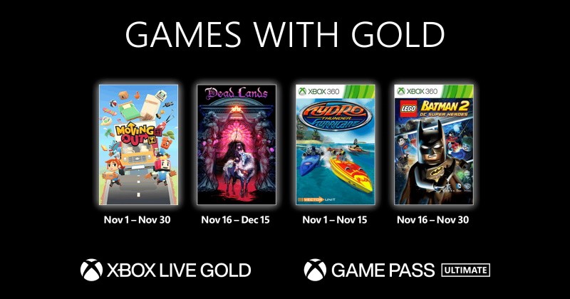 Games with Gold: confira os jogos gratuitos de dezembro para Xbox