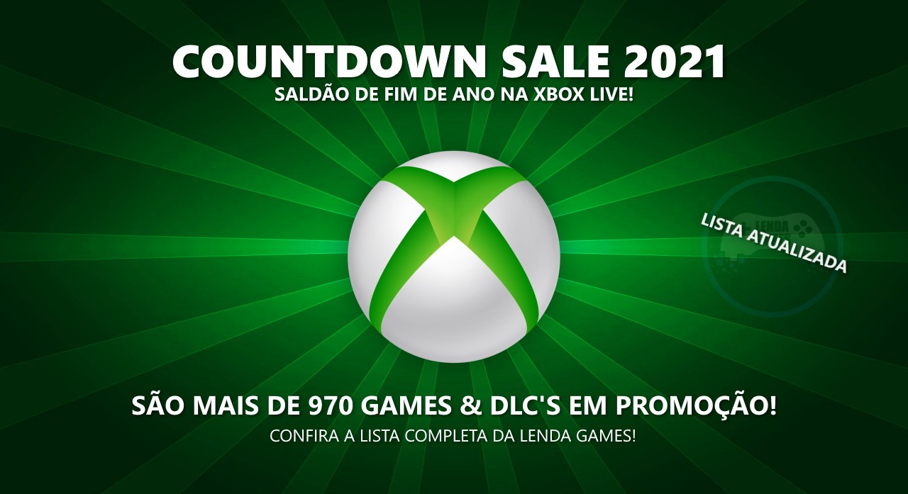 Xbox Countdown Sale 2021: Lista completa de ofertas para Xbox One, Series X/S e 360!