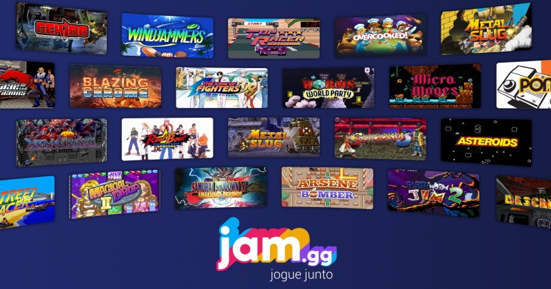 Jam.gg chega gratuitamente ao Brasil com jogos retrôs e modernos!