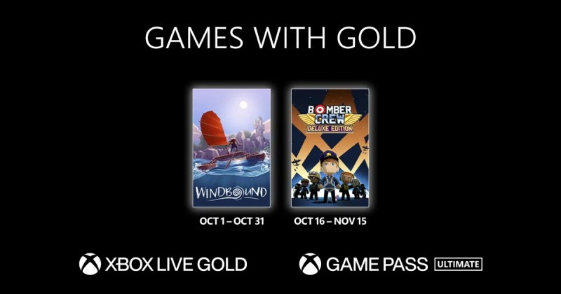 (GwG) Games with Gold: Jogos Grátis - Outubro 2022 -Xbox Live