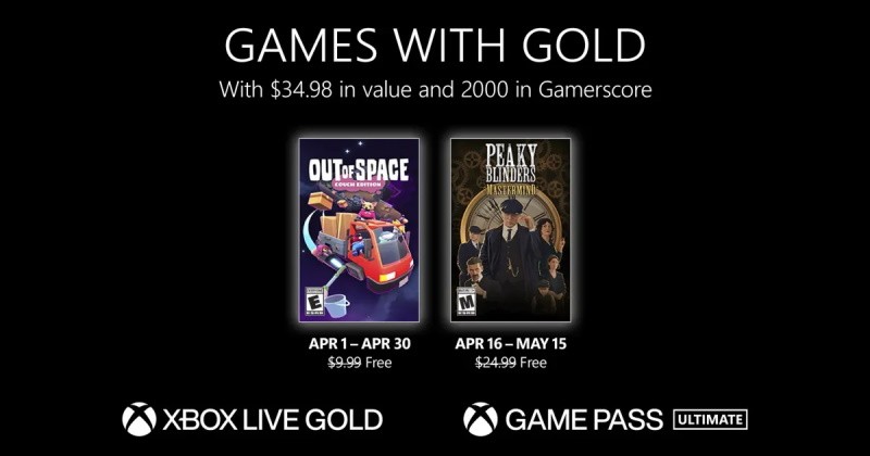 (GwG) Games with Gold: Jogos Grátis - Abril 2023 - Xbox Live
