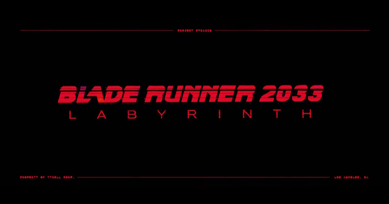 Annapurna Interactive anuncia Blade Runner 2033: Labyrinth